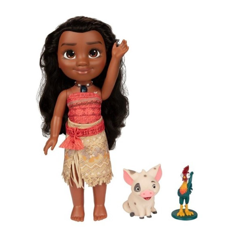 Disney Princess Moana 14" Singing Doll with Animal Friends Pua and Heihe